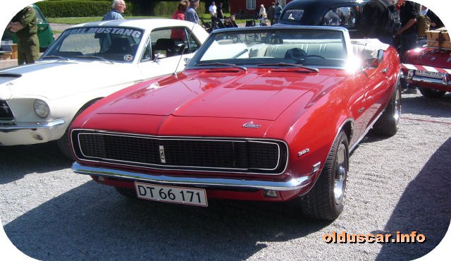 1968 Chevrolet Camaro Rally Sport Convertible Coupe front